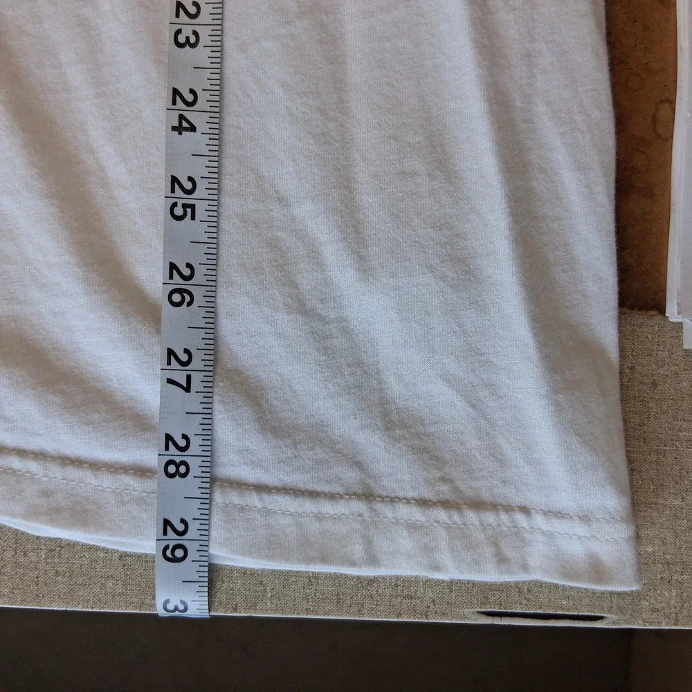 Nike  Max90 Fit Embroidered Air Force T-Shirt Sz M Men's FV3751 100 White EUC‎